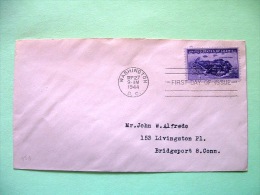 USA 1944 FDC Cover View Of Corregidor Island Philippines - Cartas & Documentos