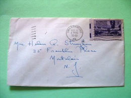 USA 1948 Cover Swarthmore To Mountclair - California Centennial - Briefe U. Dokumente