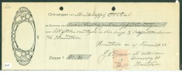 KWITANTIE + ZEGEL Van HEEMSTEDE Uit 1922 * FISCAAL BELASTING ZEGEL (8285) - Revenue Stamps