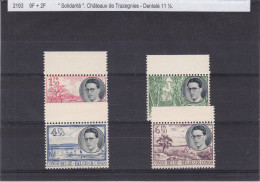 Familles Royales - Roi Baudouin - Congo Belge - COB 333 / 36 ** - MNH - Valeur 45 Euros - Unused Stamps