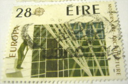 Ireland 1987 Europa CEPT Modern Architecture 28p - Used - Gebruikt