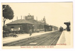 "France 59 - Caudry - La Gare Du Nord - Les Quais" + Train - Caudry