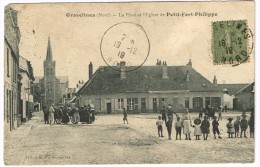 "France 59 - Gravelines - La Place Et L'Eglise De Petit-Fort-Philippe" - Gravelines