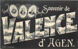 SOUVENIR DE VALENCE D'AGEN . - Valence