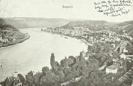 AK Boppard Ortsansicht Rhein Bahnlinie1909 #11 - Boppard