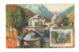 JUGOSLAVIJA MK MC MAXIMUM CARD 1990 SEOBA SRBA  SERBS MIGRATION - Maximumkarten
