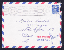 Lettre D'avril 1955 Timbre De France N°886 - Covers & Documents