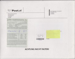 Austria Österreich 2012 Envelope Port Payé With Customs Declaration - Variétés & Curiosités