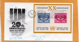 United Nations New York 1965 FDC - FDC