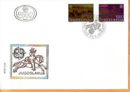 Yugoslavia 1979 Y FDC Europa Cept Postal History Mi No 1787-88 Postmark  30.04.1979. - FDC