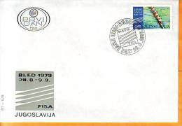 Yugoslavia 1979 Y FDC Sport Rowing World Championship Mi No 1795 Postmark  28.08.1979. - FDC