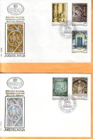 Yugoslavia 1979 Y FDC Art Roman Sculptures  Mi No 1809-13 Postmark Beograd 28.11.1979. - FDC