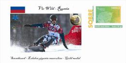Spain 2014 - XXII Olimpics Winter Games Sochi 2014 Gold Medals Special Prepaid Cover - Vic Wild - Winter 2014: Sotschi