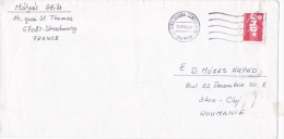 WOMAN, STAMPS ON COVER, 1994, FRANCE - Storia Postale