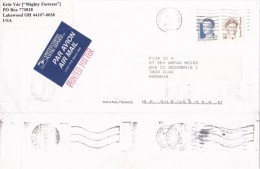 CLAIRE CHENNAULT, CHESTER W. NIMITZ, STAMPS ON COVER, 1998, USA - Covers & Documents