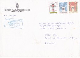 MOTTIFS, INTERNATIONAL HUNGARIAN ASSOCIATION, STAMPS ON COVER, 1999, HUNGARY - Storia Postale