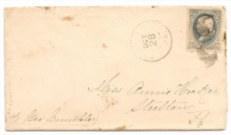 US - 3 - PA  1c  FRANKLIN COVER To STELTON, PA - Year Unreadable - Storia Postale