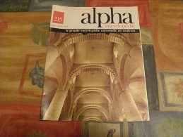 Alpha Encyclopédie N° 215. - Encyclopédies