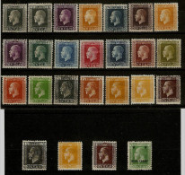 NEW ZEALAND 1915 - 1930 ALL DIFFERENT KING GEORGE V MOUNTED MINT. HUGE CATALOGUE VALUE. - Unused Stamps