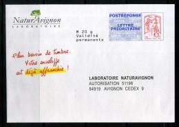 PAP Ciappa    " NaturAvignon LABORATOIRE "    Port Payé Par   13P461 NEUF ** - Prêts-à-poster: Réponse /Ciappa-Kavena