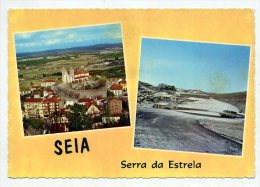 SEIA, SERRA DA ESTRELA - Vista Parcial E Neve  (PT 416) (2 Scans) - Guarda