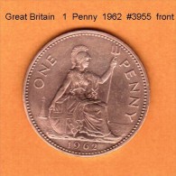 GREAT BRITAIN    1  PENNY  1962   (KM # 897) - D. 1 Penny