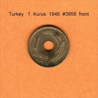 TURKEY    1  KURUS  1948   (KM # 881) - Turquie