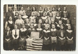 Bassilly   *   (carte-photo) Ecole Communale Des Filles 1916 - Silly