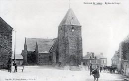 LES ENV. DE LASSAY - L'EGLISE DU HORPS - BELLE CARTE AVEC PETITE ANIMATION - ATTELAGE - - Le Horps