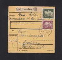 Luxemburg Paketkarte 1943 - Occupazione