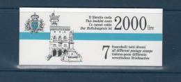 SAN MARINO 1992 ---LIBRETTO N°3 -----F.D.C. ( BOOKLET) - Booklets