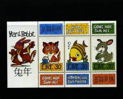 IRELAND/EIRE - 1999  YEAR OF THE RABBIT  MS MINT NH - Blocks & Kleinbögen