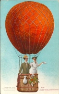 Postcard (Aviation) - USA California Honeymoon Baloon - Balloons