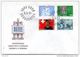 1965  FDC 4 Timbres De Propagande Mi Nr 808-11 - FDC