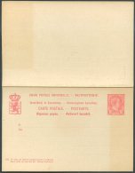 LUXEMBOURG Old Double Postal Stationery VF - Postwaardestukken