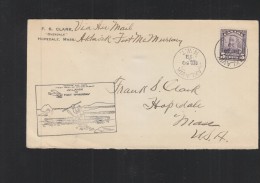 Canada Cover Aklavik 1929 - Eerste Vluchten