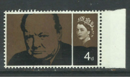 GB 1965 QE2 4d Winston Churchill Umm ( Phos ) SG 661p. ..( T181 ) - Unused Stamps