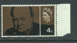 GB 1965 QE2 4d Winston Churchill Umm ( Phos )SG 661p.. ..( T182 ) - Unused Stamps