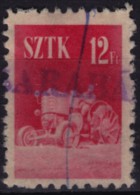 National (Health) Social Insurance Institute / Member Stamp - 1940´s Hungary - Revenue Stamp (tractor) - Steuermarken