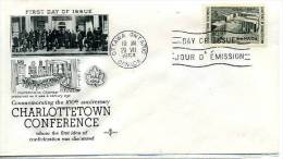 FDC CANADA  Centenaire Conférence De Charlottetown  Y&T: 359 Scott: 431 - 1961-1970