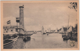 Paterswolde - Paterwoldsemeer , Vuurtoren, Roei- En Zeilbootjes  - Holland/Nederland  (2 Scans) - Sonstige & Ohne Zuordnung