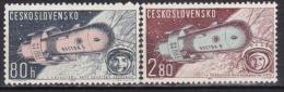 Tchecoslovaquie 1963 -  Yv.no.59-60 Neufs** - Luftpost