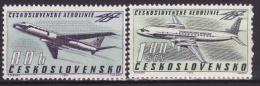 Tchecoslovaquie 1963 -  Yv.no.57-8 Neufs** - Posta Aerea