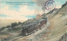 63 Tramway Montant Au PUY DE DOME En Face Le Col De Ceyssat - Autres & Non Classés