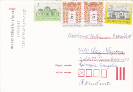 MOTIFS, SAVOYAI CASTLE, BRUNSZVIK CASTLE, STAMPS ON COVER, 2000, HUNGARY - Covers & Documents