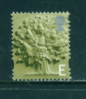 ENGLAND (GREAT  BRITAIN REGIONAL) - 2001 To 2002  Oak Tree 'E'  Used As Scan - England