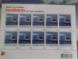 Nederland 2014-2  Vuurtoren Leuchturm Lighthouse  Ameland  Vel/sheetlet Postfris/mnh/sans Charniere - Neufs