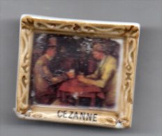 Fève Brillante - TABLEAU PEINTURE PAUL CEZANNE LES JOUEURS DE CARTES- Oeuvre D'art - Personnages