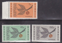 CHYPRE - EUROPA - YVERT N° 250/252 ** - COTE = 60 EUROS - Neufs