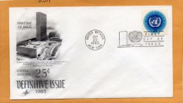 United Nations New York 1965 FDC - FDC